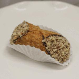 Chocolate Hazelnut Custard Mini Cannoli