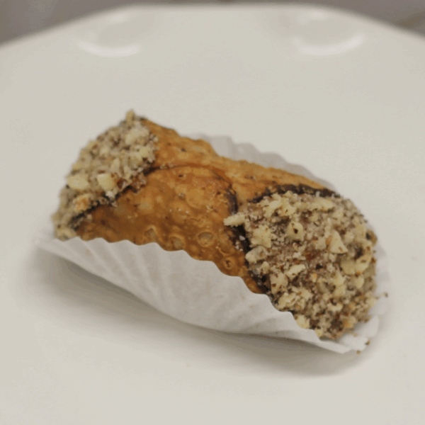 Chocolate Hazelnut Custard Mini Cannoli