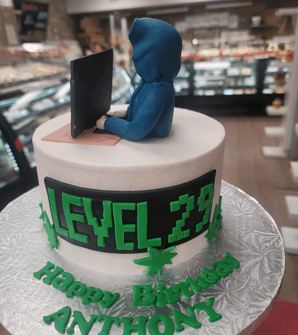 Gaming Level Up Cake