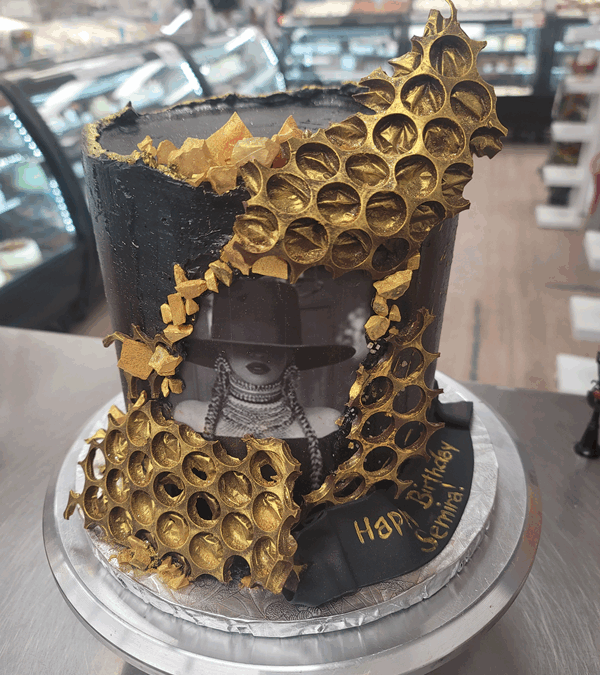 Queen B Custom Cake