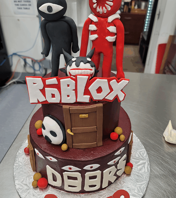 Roblox Doors Custom Cake