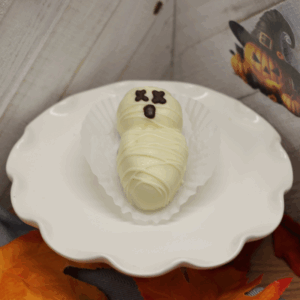 Lemon Raspberry Halloween Mummy