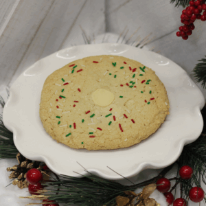 Blondie Christmas Sprinkle Jumbo Cookie